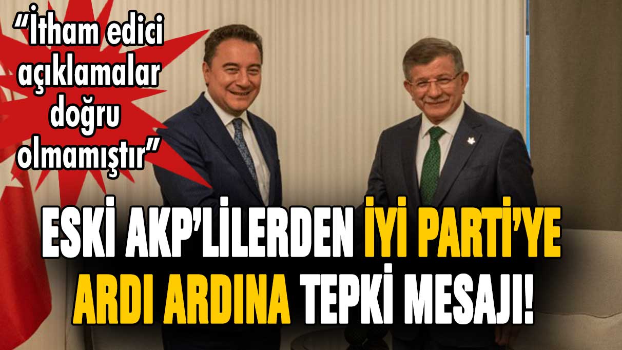 Deva Partisi ve Gelecek Partisi'nden peş peşe ittifak açıklaması!