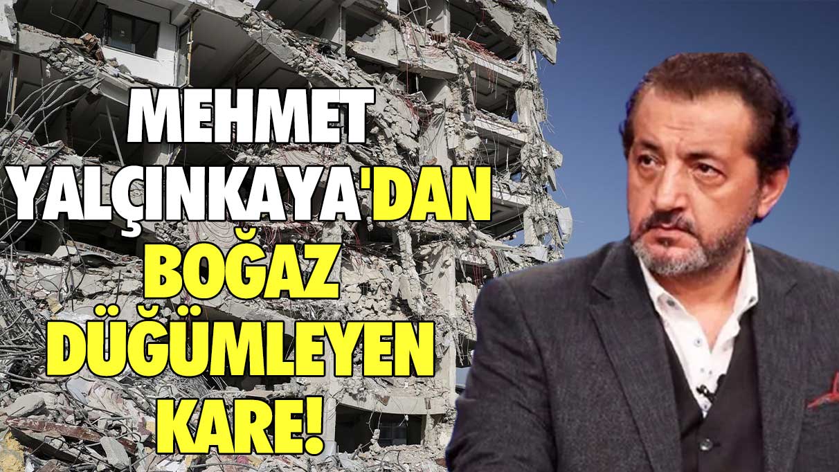 Mehmet Yalçınkaya'dan boğaz düğümleyen kare!