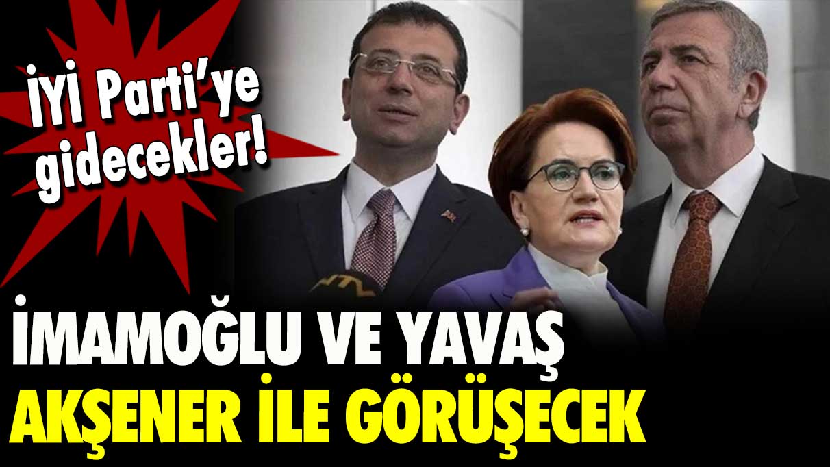 CHP'li belediye başkanları Meral Akşener ile görüşecek!