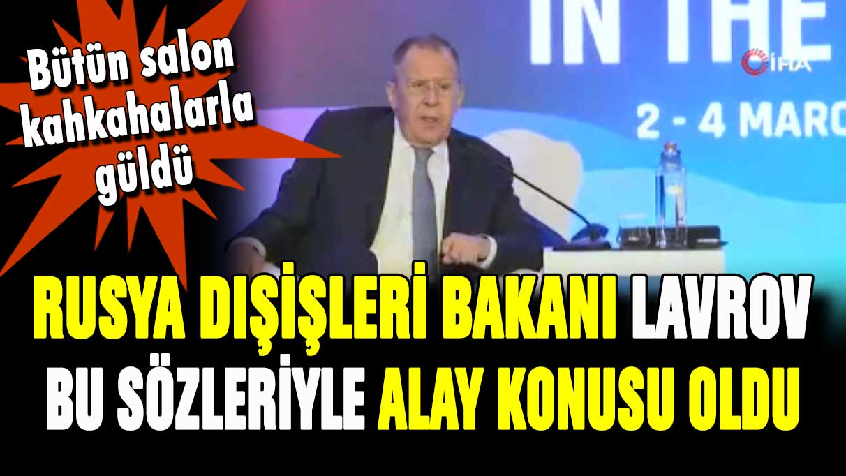 Rus Bakan alay konusu oldu! Bütün salon kahkaha attı