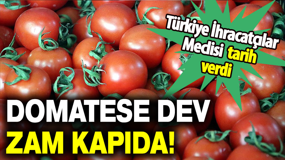 Türkiye İhracatçılar Meclisi tarih verdi: Domatese dev zam kapıda!