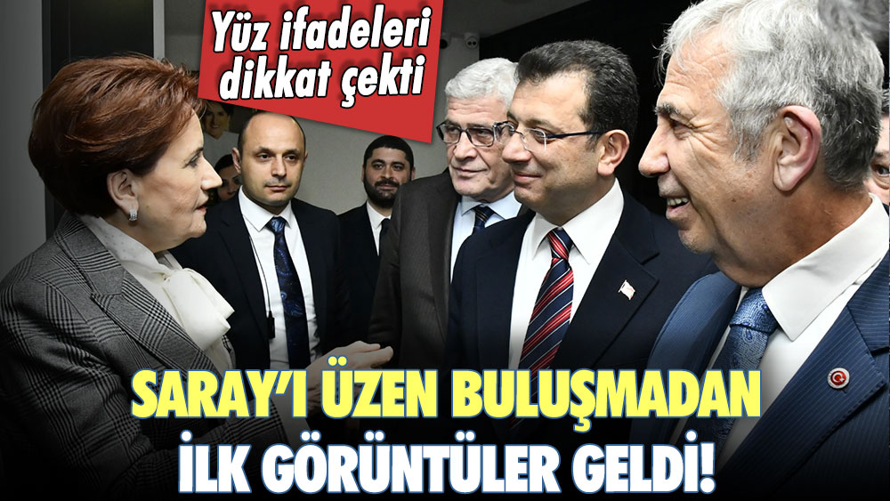 Saray'ı üzen buluşmadan ilk görüntüler geldi!