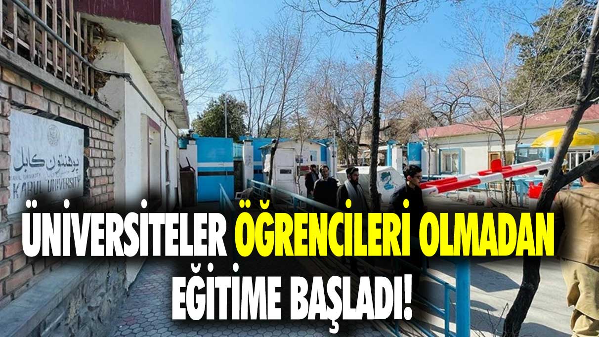 Üniversiteler öğrencileri olmadan eğitime başladı!