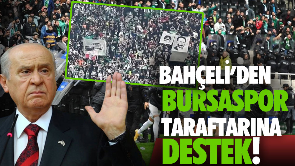 Bahçeli'den Bursaspor taraftarına destek