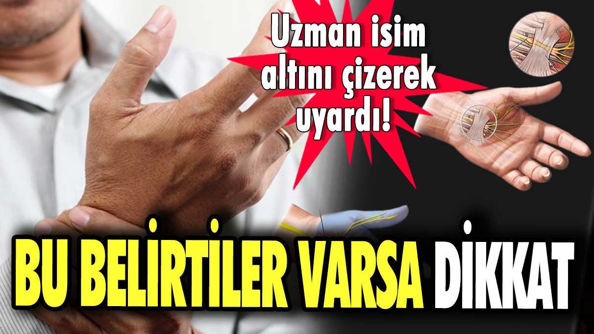 Uzman isim altını çizerek uyardı! Bu belirtiler varsa dikkat