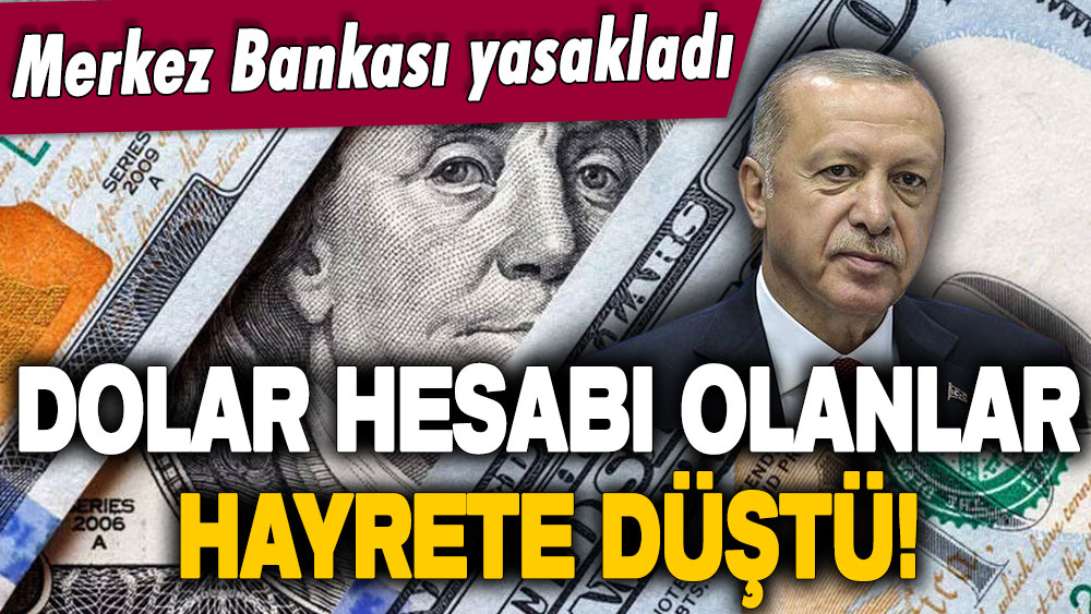 Dolar hesabı olanlar hayrete düştü! Merkez Bankası kararıyla resmen yasaklandı