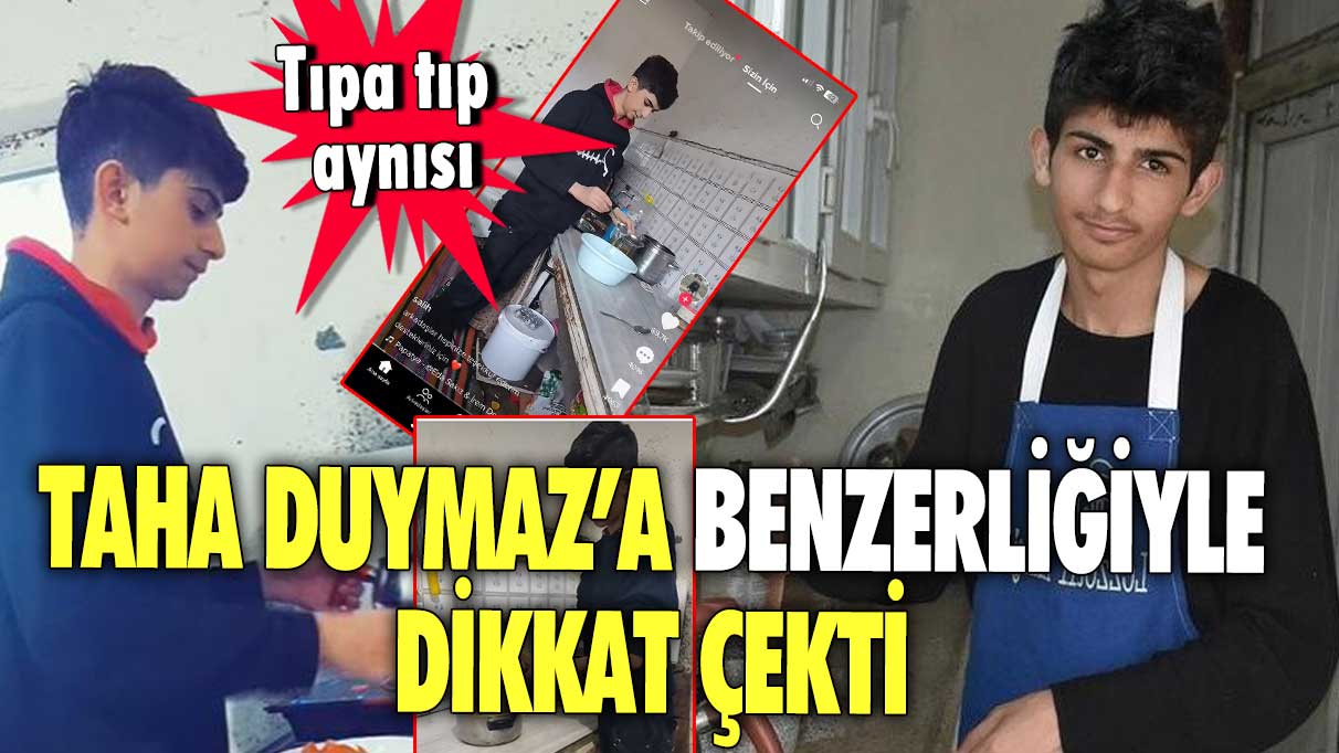 Taha Duymaz'a benzerliğiyle dikkat çekti! Tıpa tıp aynısı