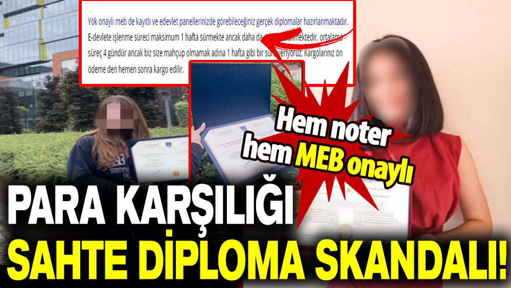 Peynir ekmek gibi satılıyor: Para karşılığı sahte diploma skandalı!