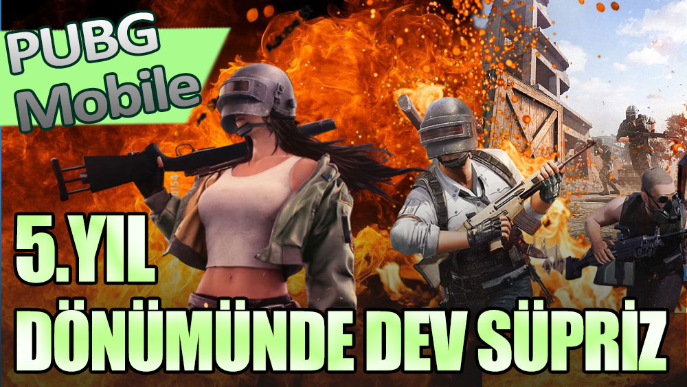 PUBG Mobile'dan 5. yıldönümünde dev sürpriz!