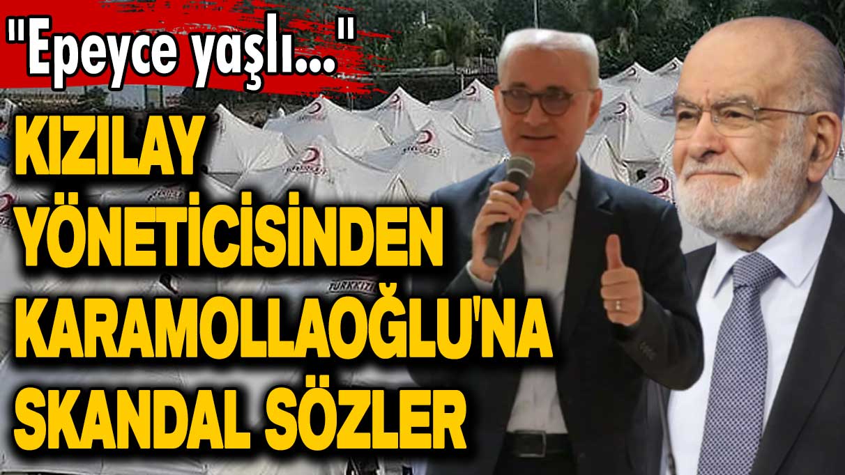 Kızılay Genel Sekreter Yardımcısı Murat Ellialtı'ndan Temel Karamollaoğlu'na skandal sözler