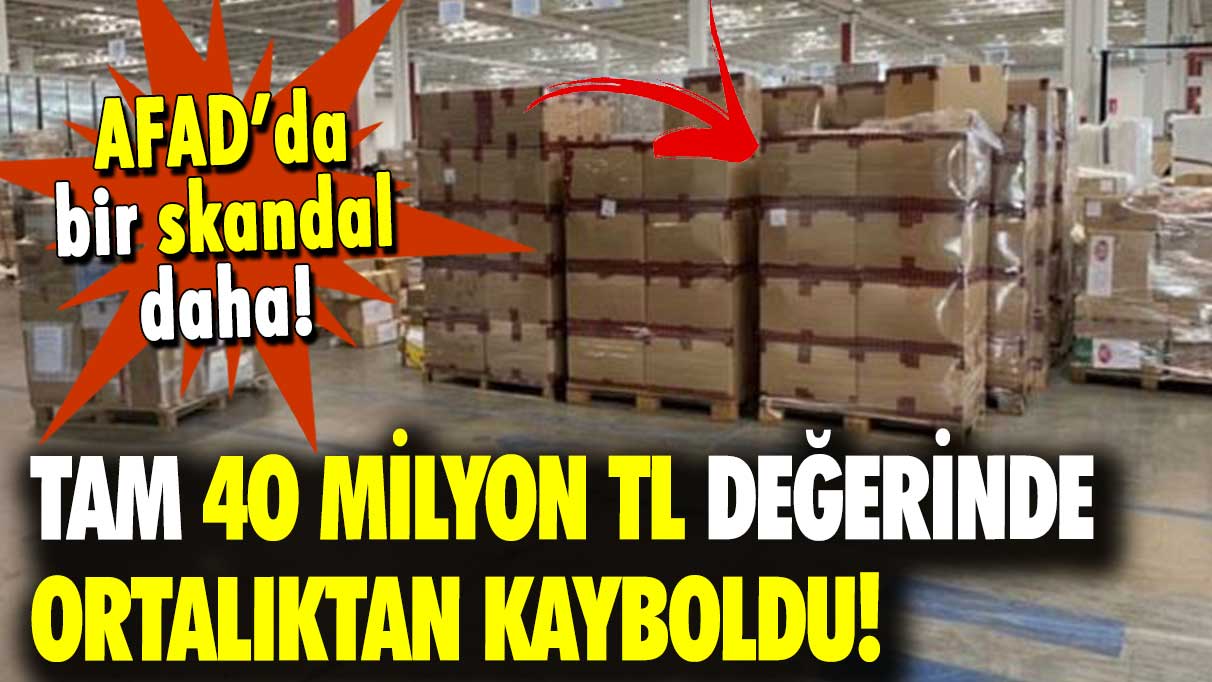 AFAD'da yeni skandal: Milano’dan afetzedelere gönderilen 40 milyon TL değerindeki montlar kayboldu!