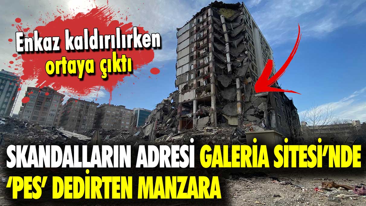 Skandalların adresi Galeria Sitesi’nde ‘pes’ dedirten manzara!