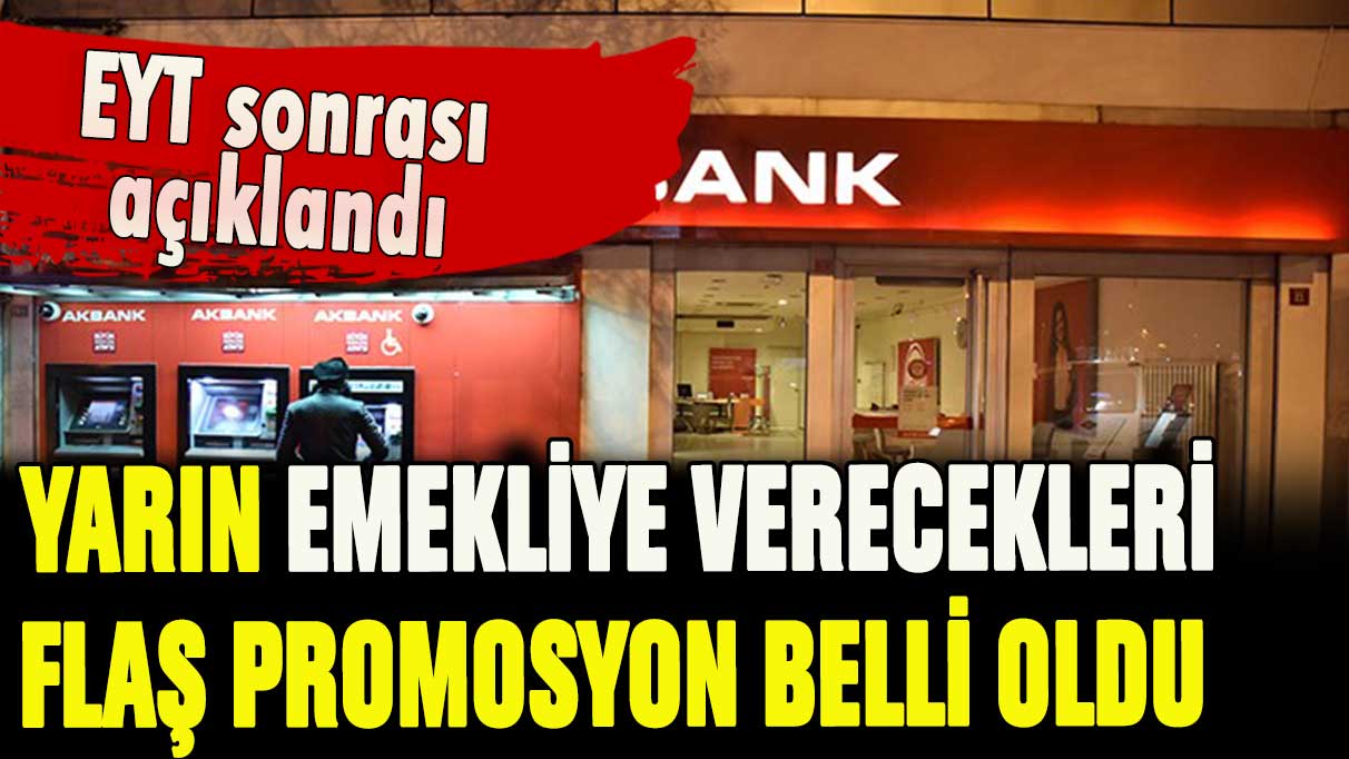 Akbank'tan EYT'liye yeni promosyon... İşte ödenecek rakam