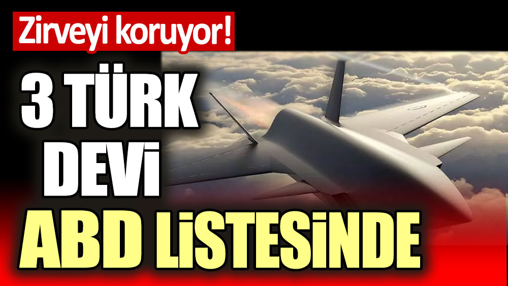 Zirveyi koruyor! 3 Türk devi ABD listesinde