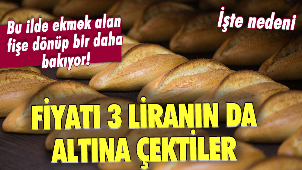 Bu ilde ekmek alan fiyata inanamadı: 3 liranın altına düşürdüler