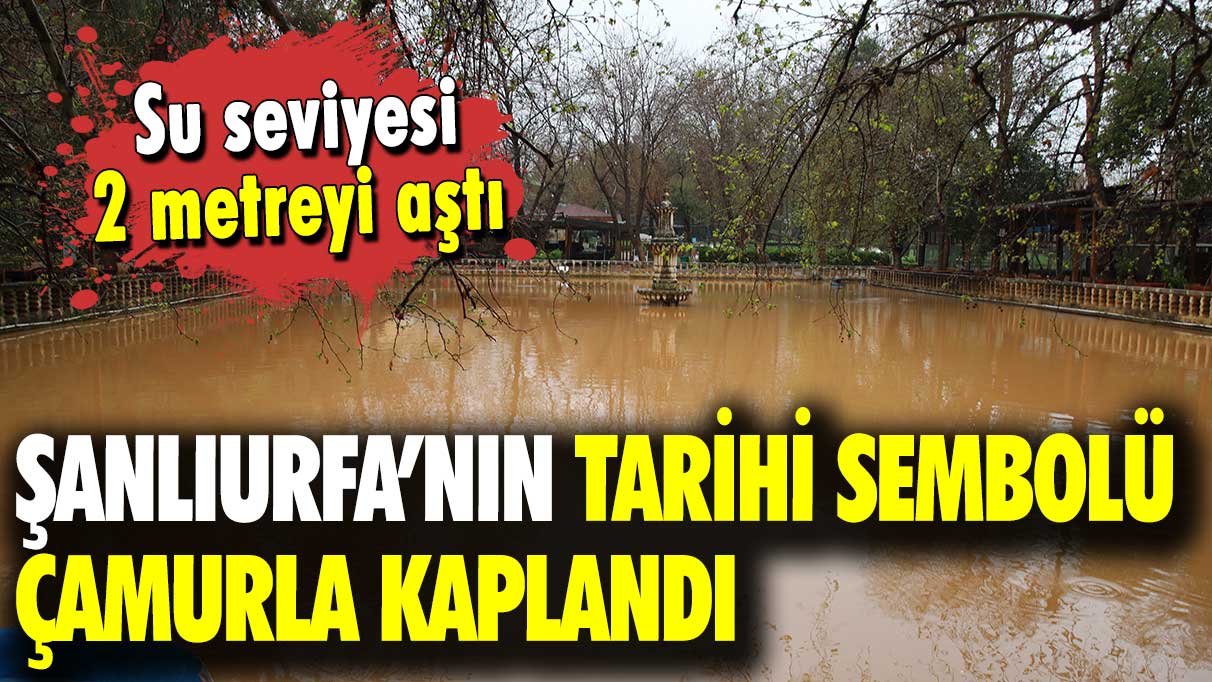 Su seviyesi 2 metreyi aştı: Şanlıurfa’nın tarihi sembolü çamurla kaplandı!