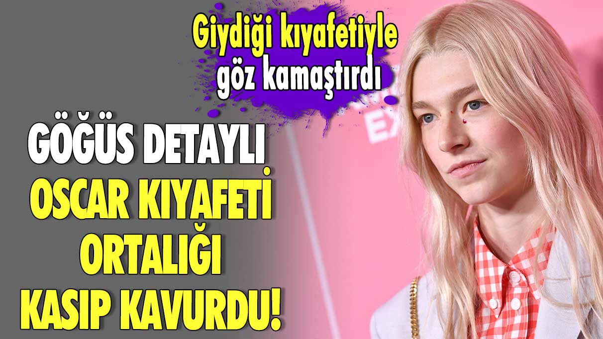 Giydiği kıyafetiyle göz kamaştırdı!  Göğüs detaylı Oscar kıyafeti ortalığı kasıp kavurdu!