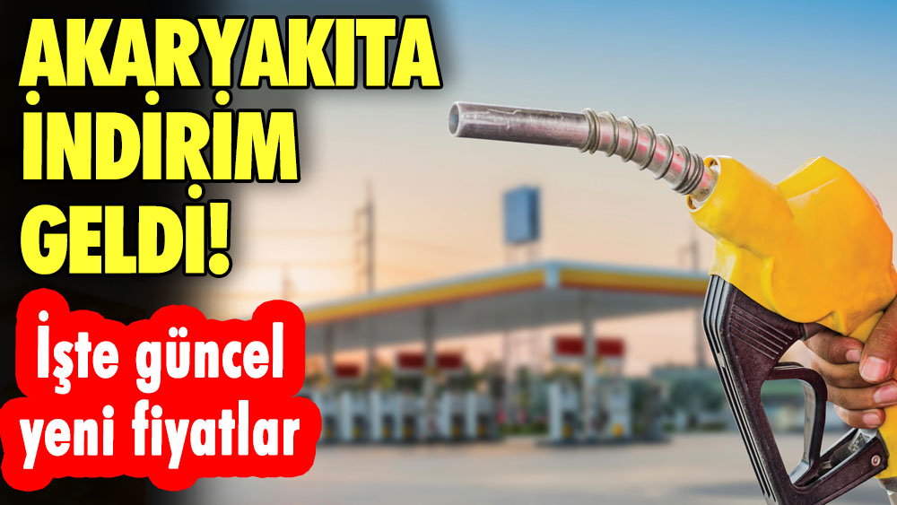 Akaryakıta indirim geldi! İşte güncel yeni fiyatlar