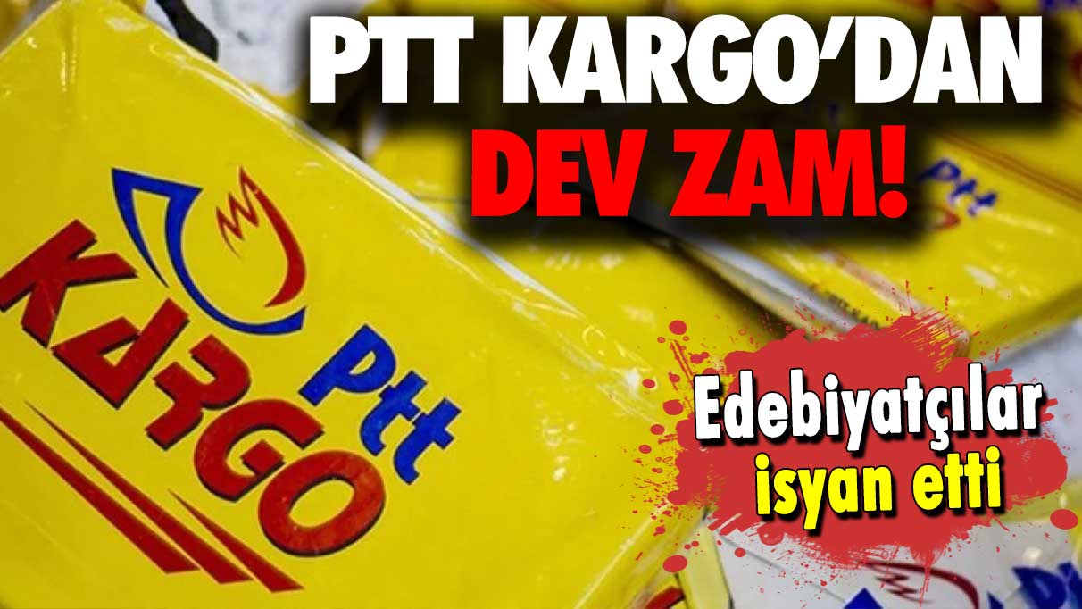 Edebiyatçılar isyan etti: PTT Kargo’dan yüzde 400 zam!