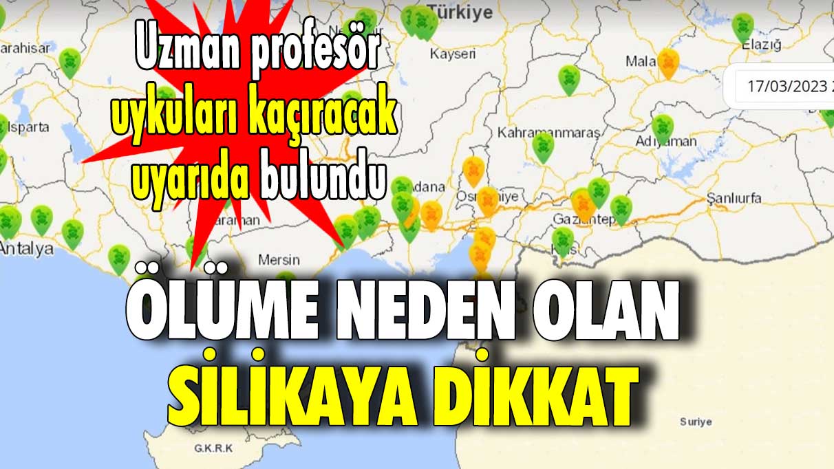 Uzman profesör uykuları kaçıracak bir uyarıda bulundu:  Ölüme neden olan silika tozuna dikkat