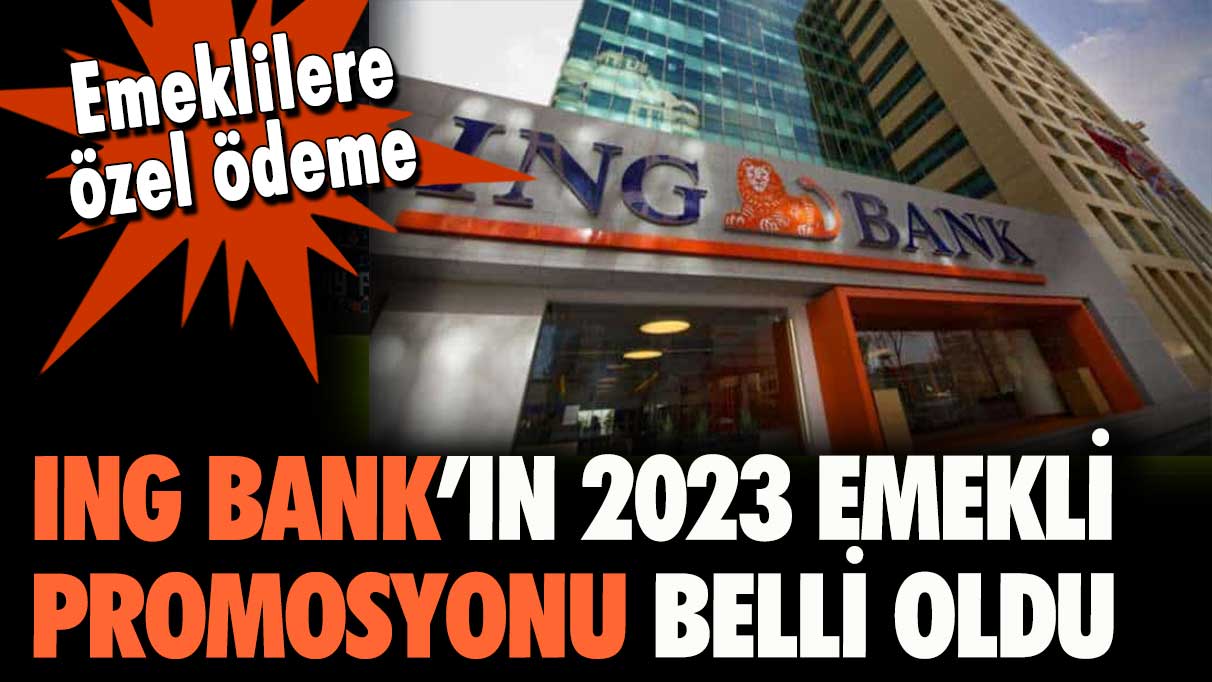 ING Bank'tan EYT sonrası promosyon: İşte ödeyecekleri tutar