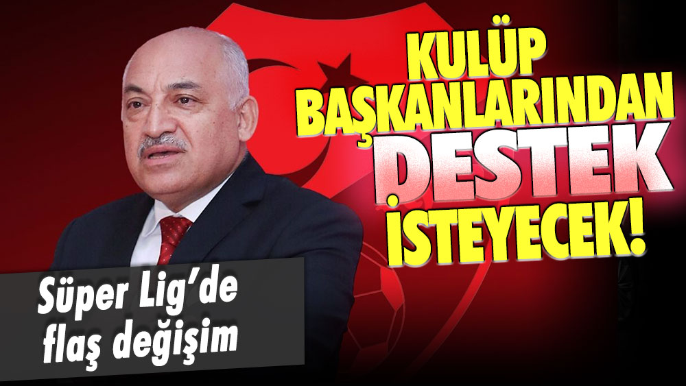 TFF Başkanı Büyükekşi'den sürpriz öneri: Taşımak için kulüp başkanlarından destek isteyecek