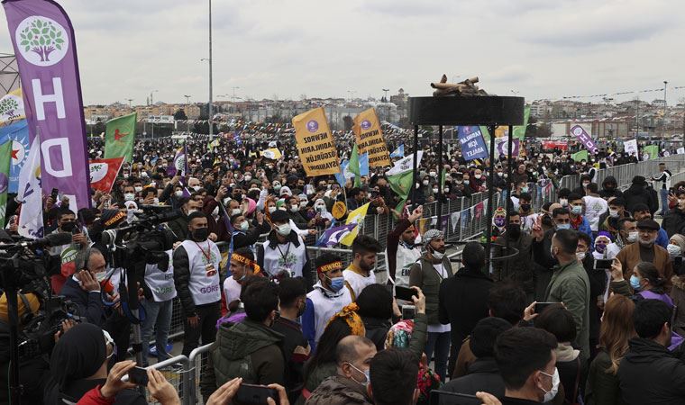 İstanbul'da HDP’nin Nevruz kutlamasında 224 kişi gözaltı alındı