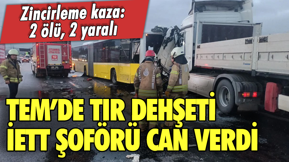 Tuzla'da zincirleme kaza: 2 ölü, 2 yaralı