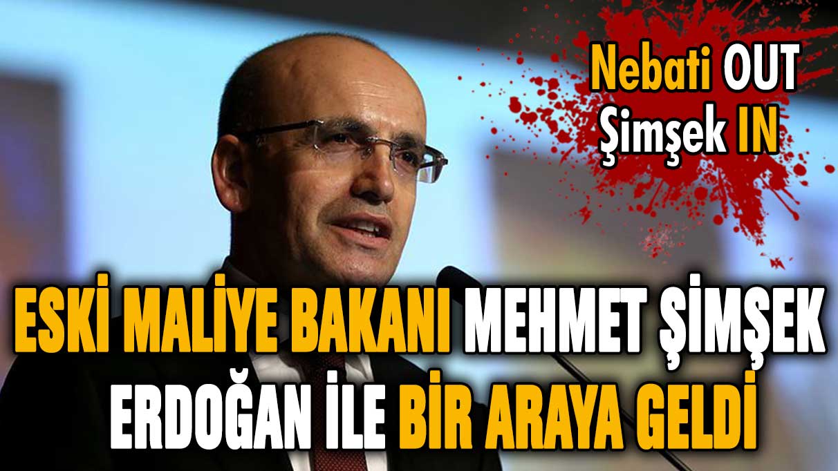 Eski Maliye Bakanı Mehmet Şimşek, AKP Genel Merkezi'nde Erdoğan ile buluştu