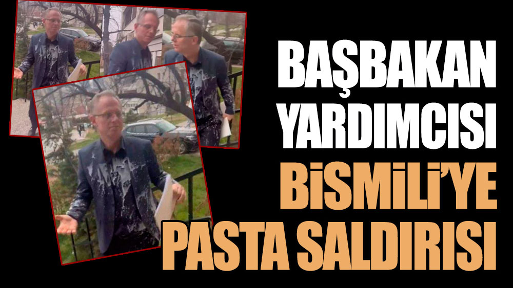 Başbakan Yardımcısı Bismili'ye pasta saldırısı!