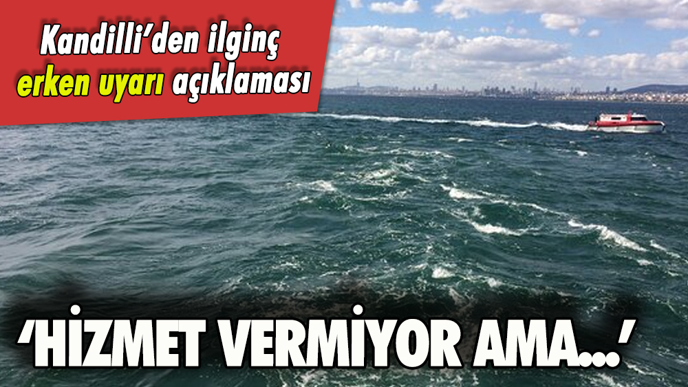 Kandilli'den deprem erken uyarı açıklaması: 'Hizmet vermiyor ama...'