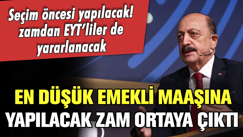 Bakan Bilgin haberi duyurmuştu: En düşük emekli maaşına yapılacak zam ortaya çıktı!