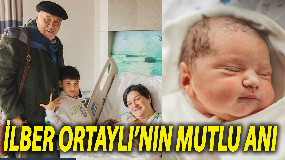 İlber Ortaylı'nın mutlu anı!