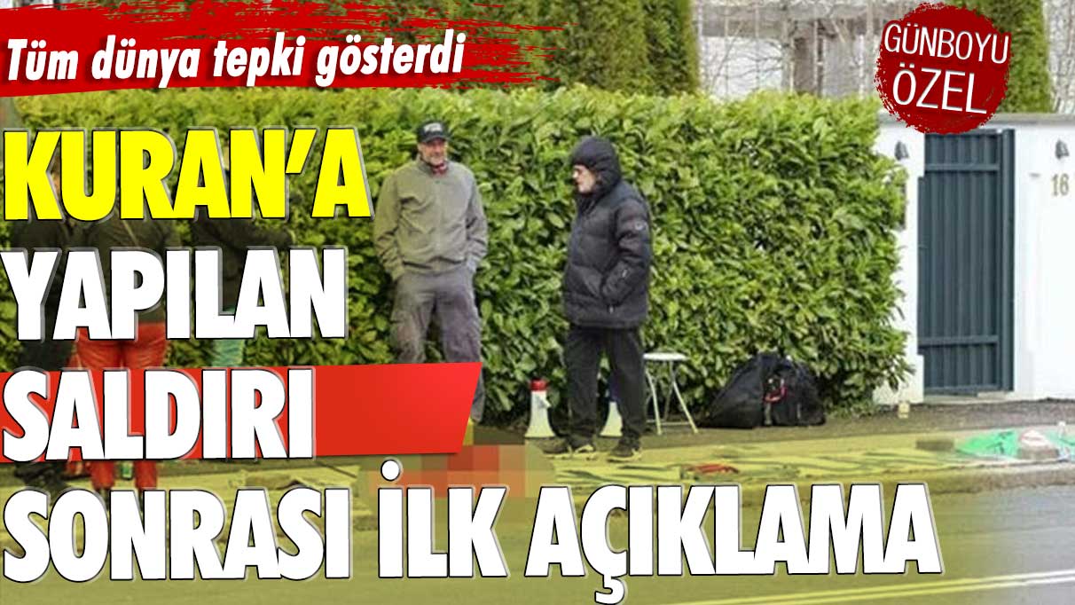 Danimarka'da Kuran'a yapılan saldırı sonrası en sert açıklama geldi!