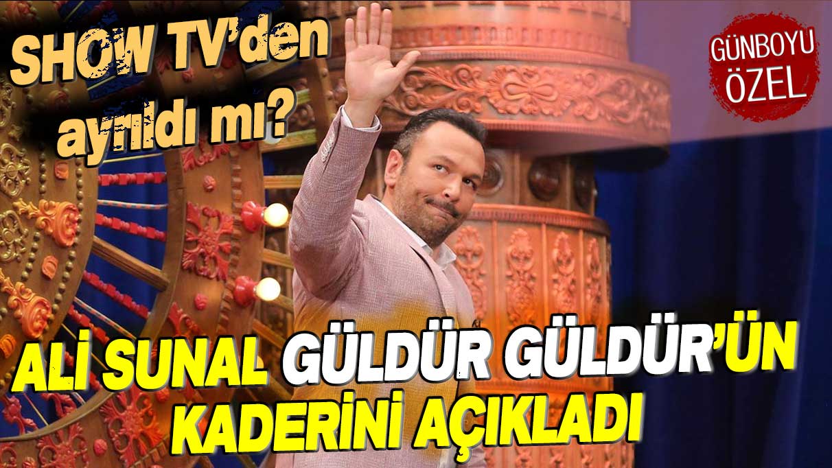 Ali Sunal SHOW tv'den ayrıldı mı? İşte yaptığı duyuru!