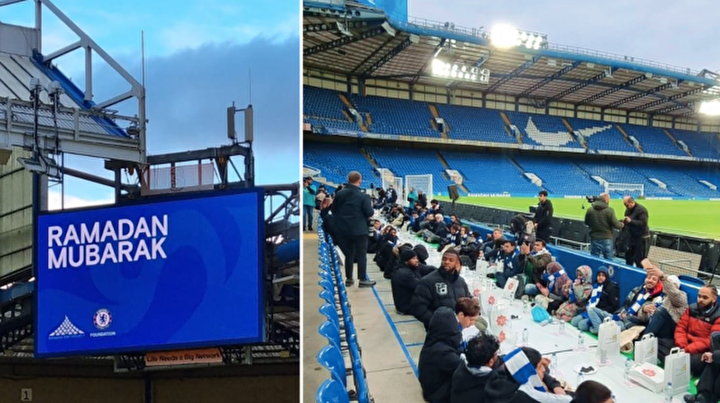 Chelsea, stadında iftar vererek ezan okuttu