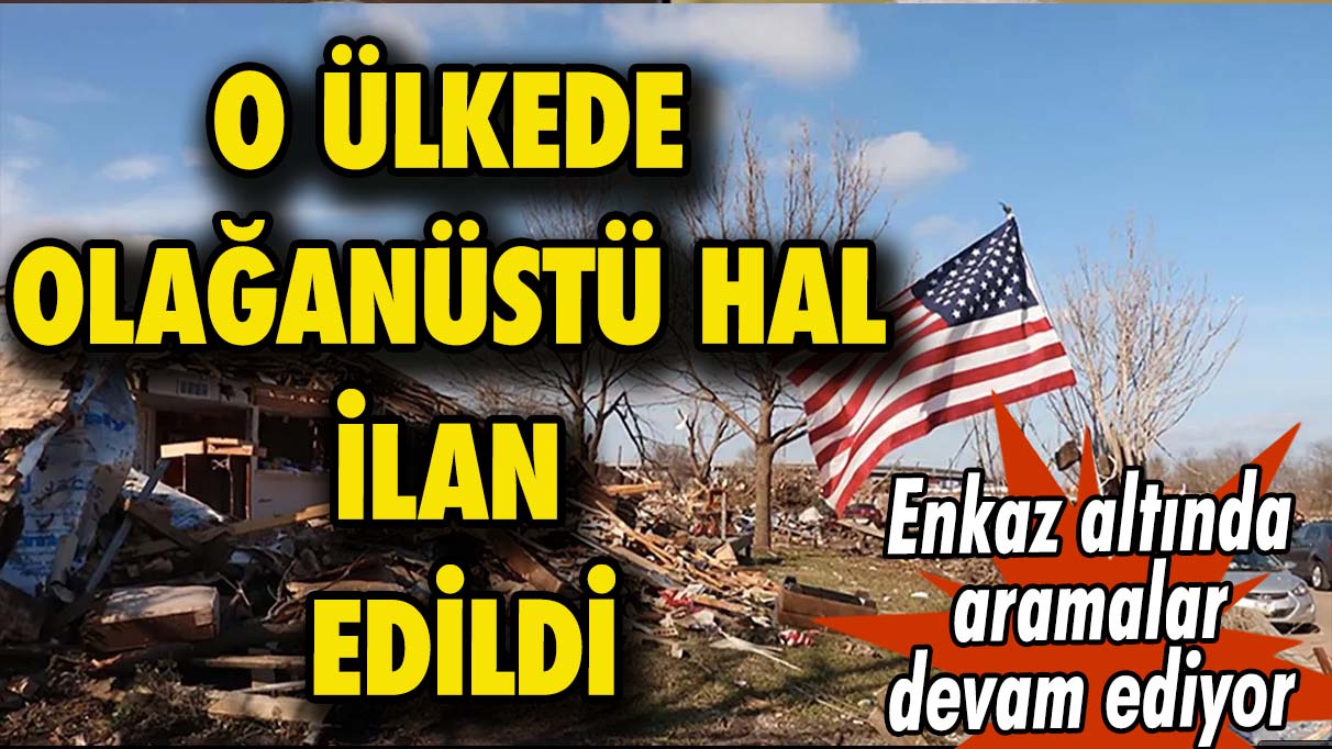 O ülkede olağanüstü hal ilan edildi