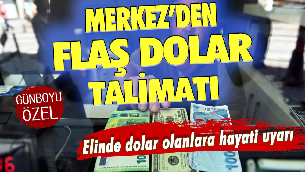 Merkez  Bankası harekete geçti... İşte bankalara gönderilen flaş dolar talimatı