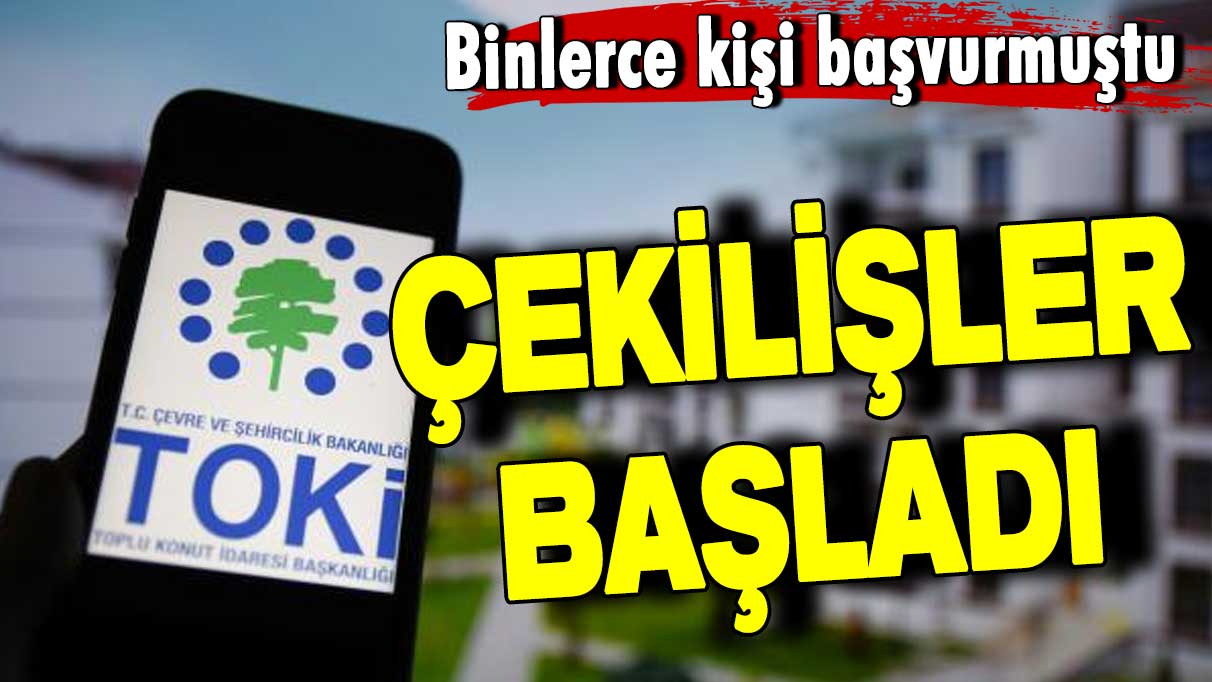 İlk Evim İlk İş Yerim kampanyasına binlerce kişi başvurmuştu! Çekilişler başladı