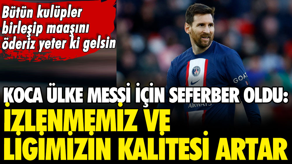 Tek hedefleri Messi! MLS kulüpleri transfer için birleşti