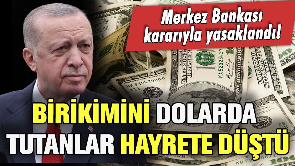 Birikimini dolarda tutanları yıkan gelişme! Merkez Bankası kararıyla yasaklandı