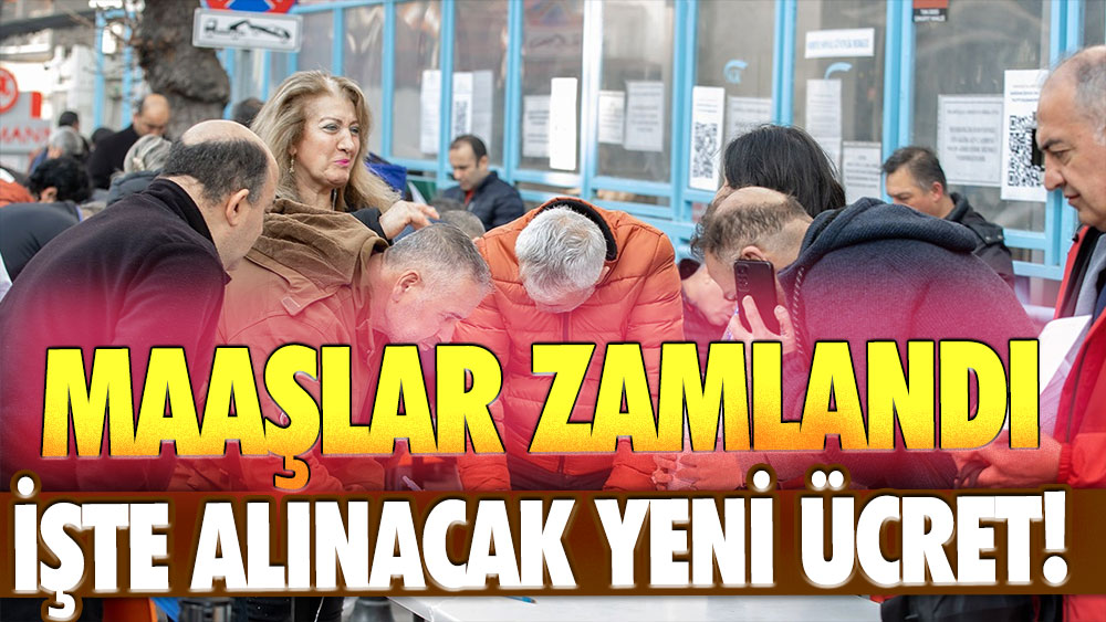 Onların da maaşlarına zam açıklandı: İşte alacakları yeni ücret