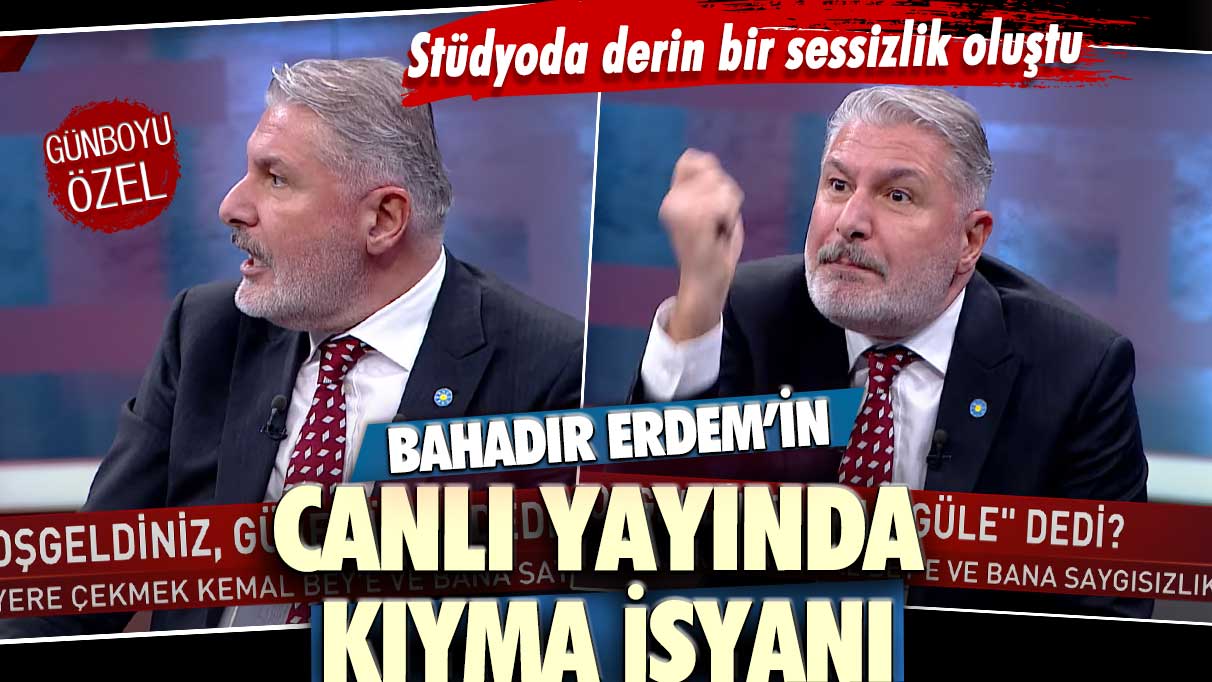 Stüdyoda derin bir sessizlik oluştu: Bahadır Erdem'in canlı yayında kıyma isyanı