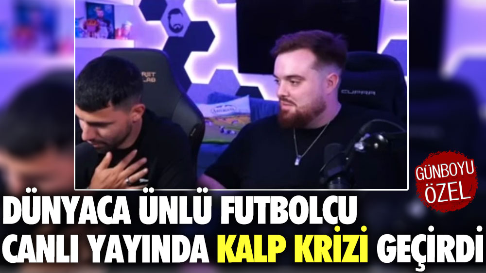 Dünyaca ünlü futbolcu canlı yayında kalp krizi geçirdi