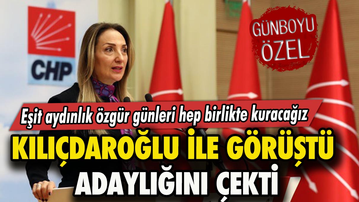 Kılıçdaroğlu ile görüştü, adaylığını çekti