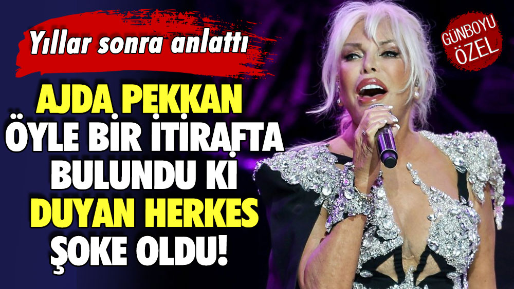 Ajda Pekkan öyle bir itirafta bulundu ki duyan herkes şoke oldu! Yıllar sonra canlı yayında anlattı