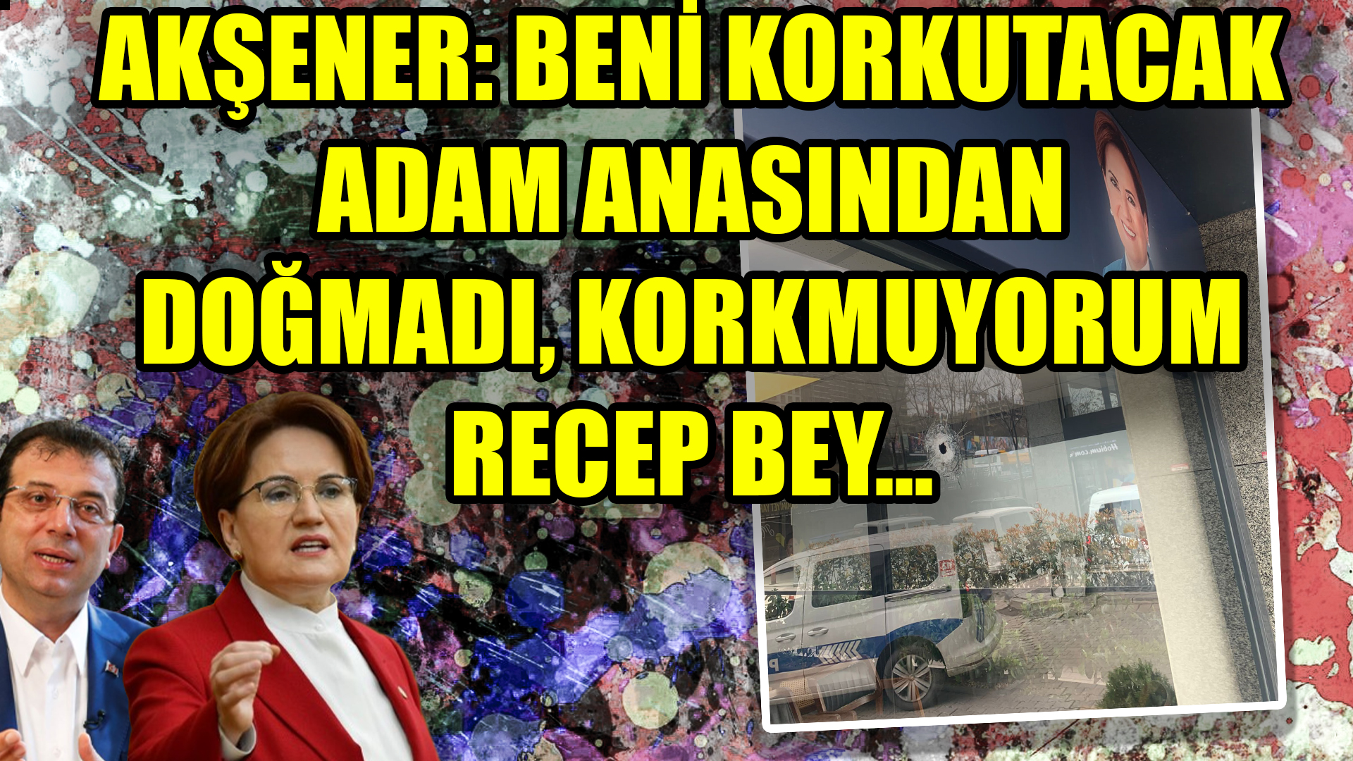 AKŞENER VE İMAMOĞLU AÇIKLAMA YAPIYOR