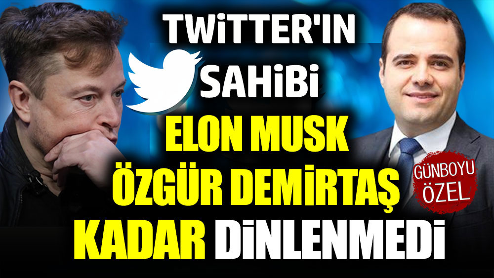 Twitter'ın sahibi Elon Musk Özgür Demirtaş kadar dinlenmedi