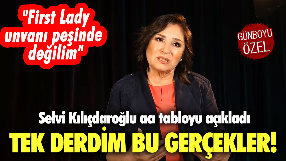 Selvi Kılıçdaroğlu acı tabloyu açıkladı: Tek derdim bu gerçekler!