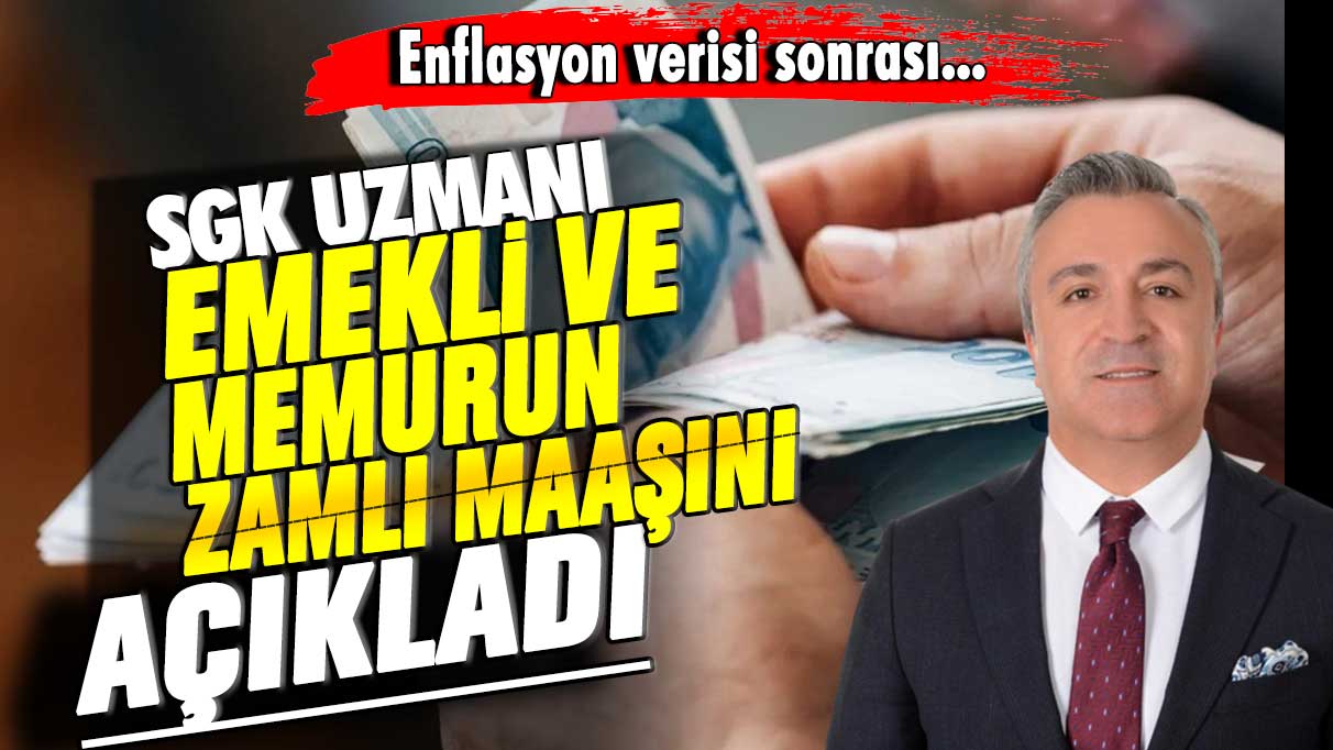 Enflasyon sonrası paylaşıldı: İşte emekli ve memurun temmuz alacağı zamlı maaşlar